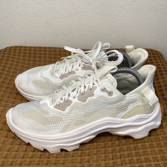 Sorel Shoes Womens Size 9 White Chunky Platform Sneakers Gum Sole NL4689-100 - Picture 1 of 8